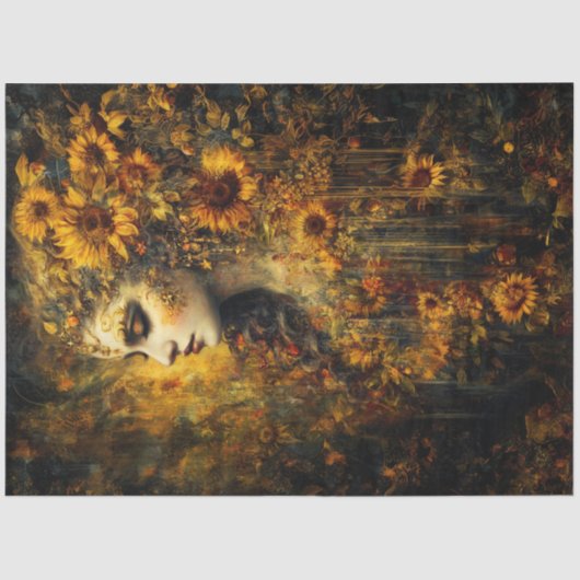 Gloeiende herfst creatie tissuepapier (Voorkant)