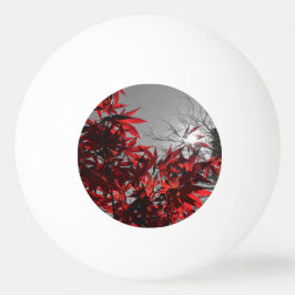 Gloeiende herfst pingpongbal