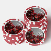 Gloeiende herfst poker chips (Opstapeling)