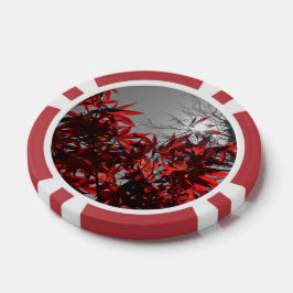 Gloeiende herfst poker chips