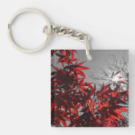 Gloeiende herfst sleutelhanger