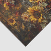 Gloeiende herfst vos collage tissuepapier (Detail)