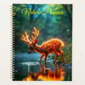Gloeiende herten magische bos drink stroom planner (Voorkant)