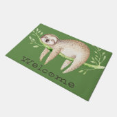 Gloeiende hoes voor witte Waterverf Deurmat (Schuin)