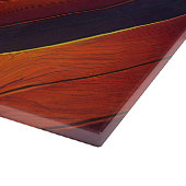 Gloeiende houten Chevron Snijplank (Hoek)