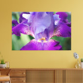 Gloeiende Iris Natuur / Bloemen / Botanische Foto Canvas Afdruk (Insitu (Woonkamer))