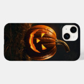 Gloeiende Jack-O’-Lantern Case-Mate iPhone Case (Achterkant (horizontaal))