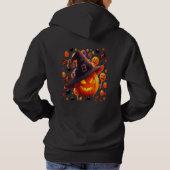 Gloeiende Jack-o’-Lantern Comfort Hoodie (Achterkant)