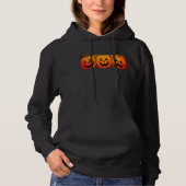 Gloeiende Jack-o’-Lantern Comfort Hoodie (Voorkant)