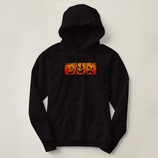 Gloeiende Jack-o’-Lantern Comfort Hoodie (Design voorkant)
