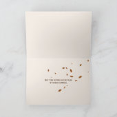 Gloeiende kaars in dennenappels kaart (Binnen)