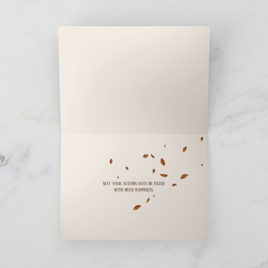 Gloeiende kaars in dennenappels kaart (Binnen)