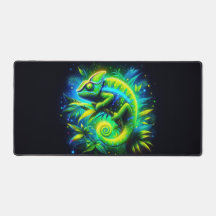 Gloeiende kameleon, opvallende neondieren