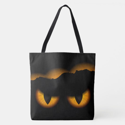 Gloeiende katten ogen tote bag (Voorkant)