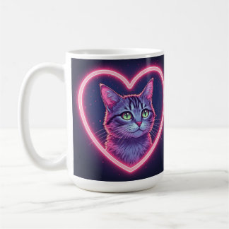 Gloeiende Kitty Liefdeskunst | Romantisch Geschenk Koffiemok