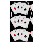 Gloeiende kleine cadeautas met afspeelkaarten (Achterkant)