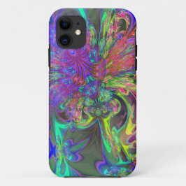 Gloeiende kleuruitbarsting - Blauwgroen & Violet D Case-Mate iPhone Case