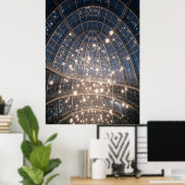 Gloeiende Koepel Lichtinstallatie Poster (Thuiskantoor)
