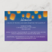 Gloeiende Lantaarns Bruiloft Behuizing Kaart (Voorkant)