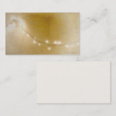 Gloeiende lichte Visitekaartjes met nachtfireflexe (Voorkant / Achterkant)