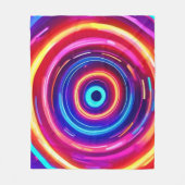 gloeiende lichtwervel fleece deken (Voorkant)