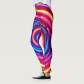 gloeiende lichtwervel leggings (Links)