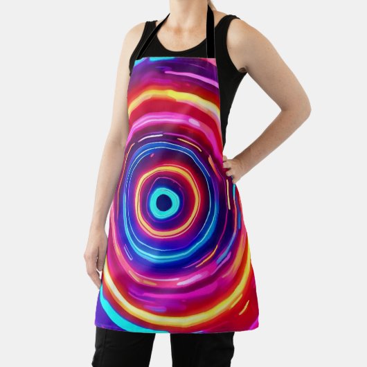 gloeiende lichtwervel schort (Insitu)