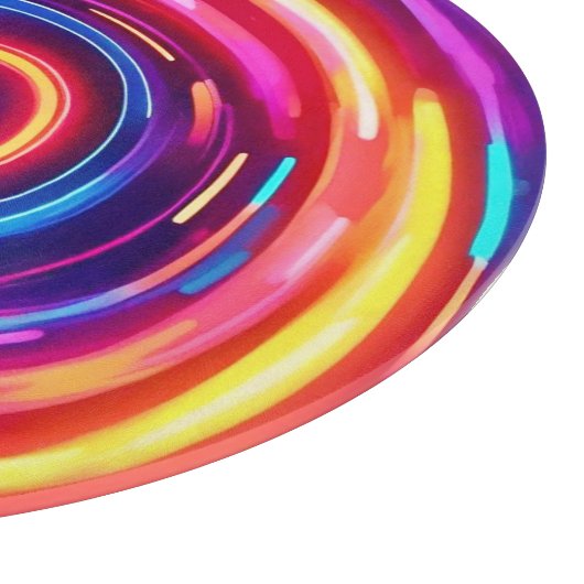 gloeiende lichtwervel snijplank (Hoek)