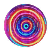 gloeiende lichtwervel snijplank (Voorkant)