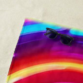 gloeiende lichtwervel strandlaken (In situ)