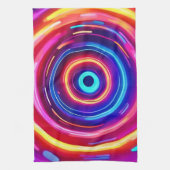 gloeiende lichtwervel theedoek (Verticaal)