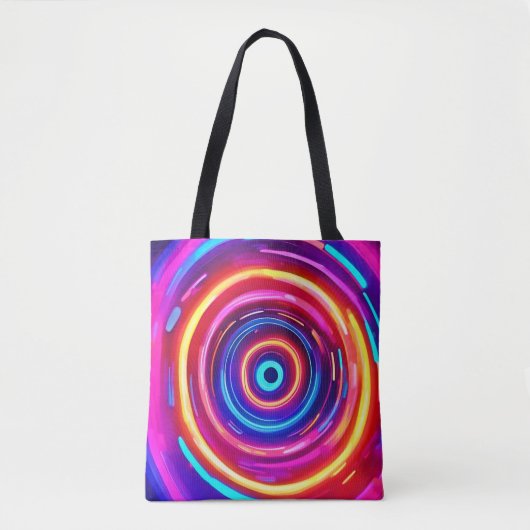 gloeiende lichtwervel tote bag (Voorkant)