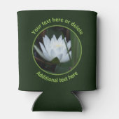 Gloeiende Lotus Lily Bloem gepersonaliseerd Blikjeskoeler (Achterkant)