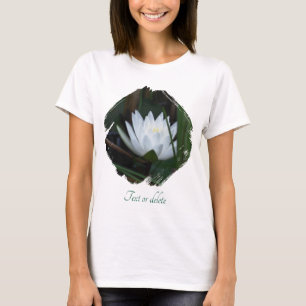Gloeiende Lotus Waterlelie Bloem Gepersonaliseerd T-shirt