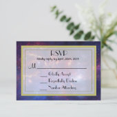 Gloeiende melkweg in de buitenruimte RSVP (Staand voorkant)