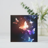 Gloeiende Nachtvlinders Aankondiging (Staand voorkant)