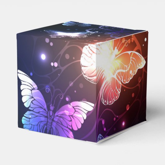 Gloeiende Nachtvlinders Bedankdoosjes (Achterkant)