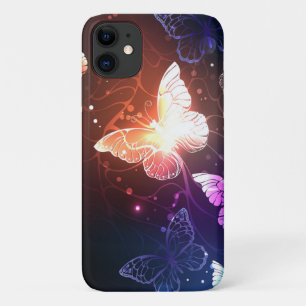 Gloeiende Nachtvlinders Case-Mate iPhone Case