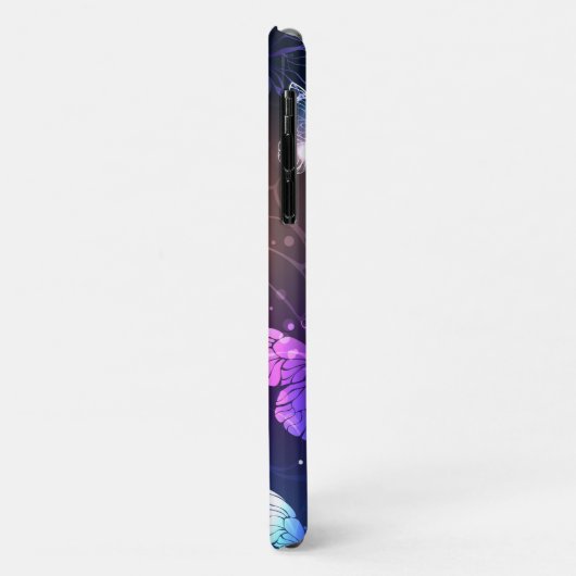 Gloeiende Nachtvlinders Case-Mate iPhone Case (Achterkant/links)
