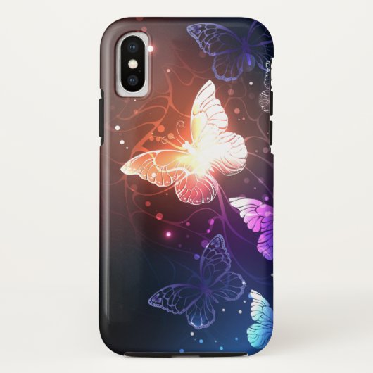 Gloeiende Nachtvlinders Case-Mate iPhone Case (Achterkant)