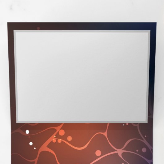 Gloeiende Nachtvlinders Drieluik Uitnodiging (Binnenzijde eerst)