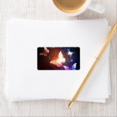 Gloeiende Nachtvlinders Etiket (Insitu)