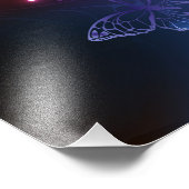 Gloeiende Nachtvlinders Foto Afdruk (Hoek)