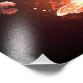 Gloeiende Nachtvlinders Foto Afdruk (Hoek)