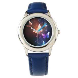 Gloeiende Nachtvlinders Horloge