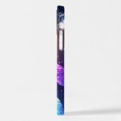 Gloeiende Nachtvlinders iPhone Hoesje (Linkerkant)