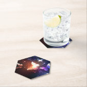 Gloeiende Nachtvlinders Kartonnen Onderzetters (Insitu)