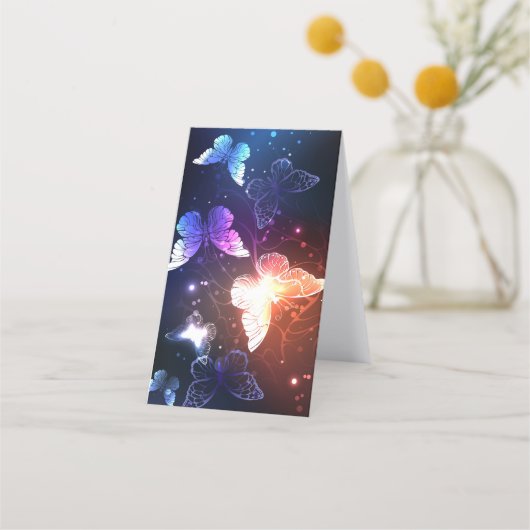 Gloeiende Nachtvlinders Klantenkaartje (Voorkant)