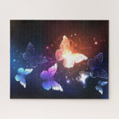 Gloeiende Nachtvlinders Legpuzzel (Horizontaal)