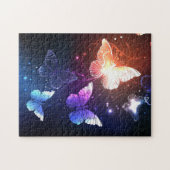 Gloeiende Nachtvlinders Legpuzzel (Horizontaal)